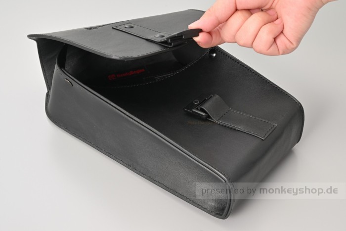Henly Begins Tasche Leder 10 Liter schwarz DHS-35 f. CL 500 + Rebel CMX 500