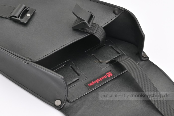 Henly Begins Tasche Leder 10 Liter schwarz DHS-35 f. CL 500 + Rebel CMX 500