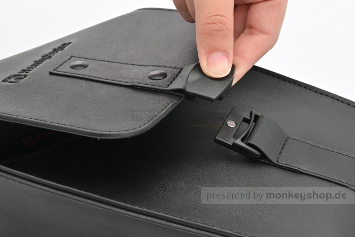 Henly Begins Tasche Leder 10 Liter schwarz DHS-35 f. CL 500 + Rebel CMX 500