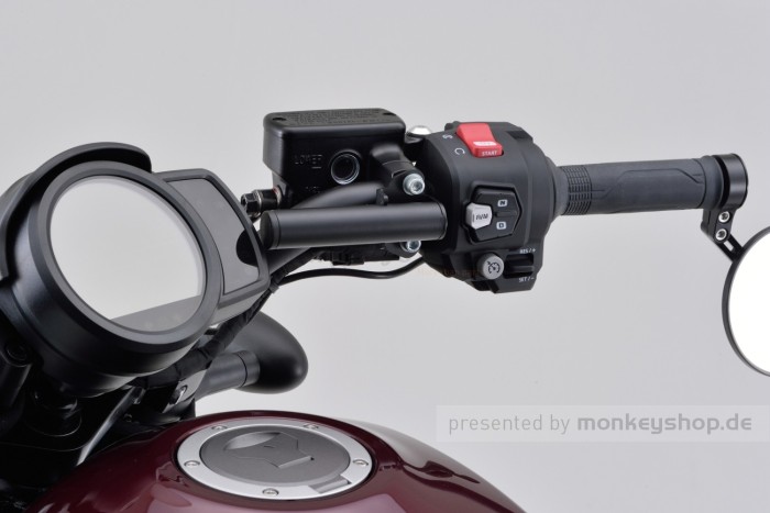 Daytona Mehrzweckhalterung Strebe schwarz f. Rebel CMX 500