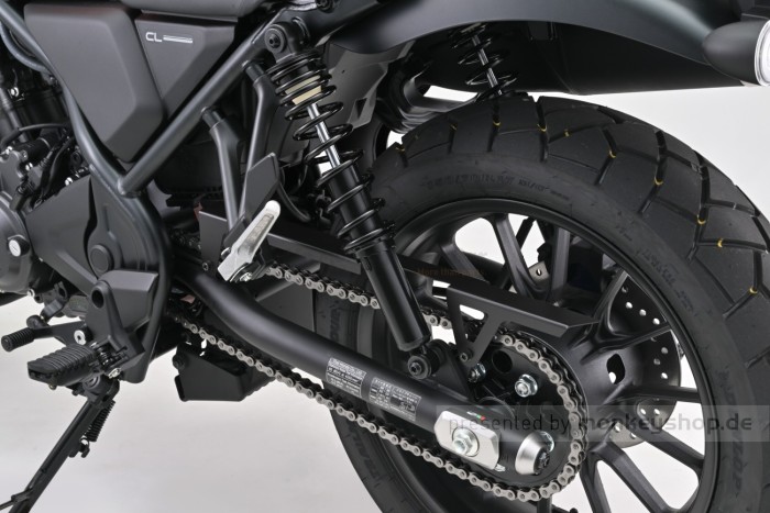 Daytona Kettenschutz matt schwarz f. Rebel CMX 500 + CL 500