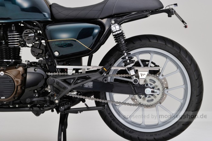 Daytona Kettenschutz Edelstahl poliert f. GB350 GB350S (ab 2024)