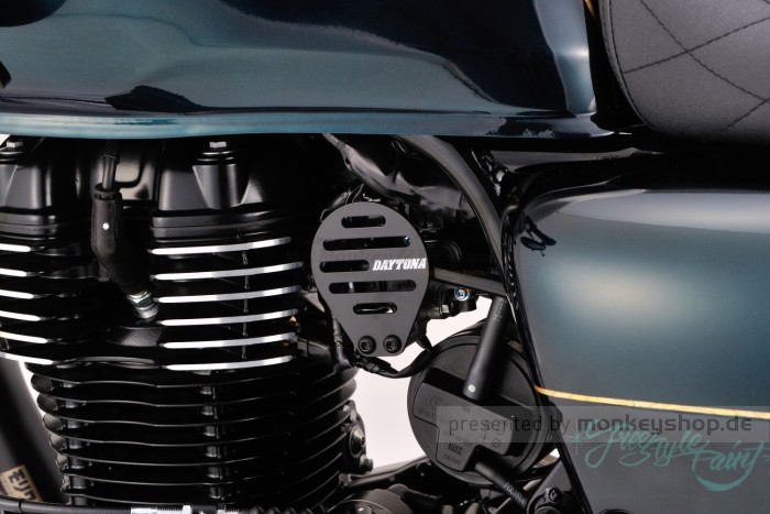 Daytona Abdeckung Drosselklappe Stahl schwarz matt f. GB350 GB350S (ab 2024)
