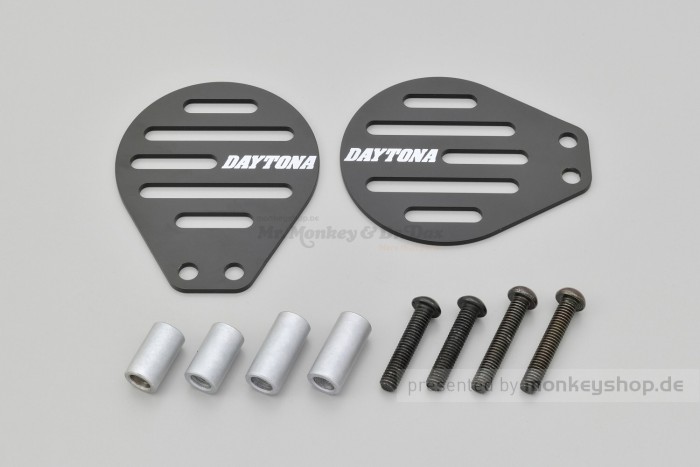 Daytona Abdeckung Drosselklappe Stahl schwarz matt f. GB350 GB350S (ab 2024)