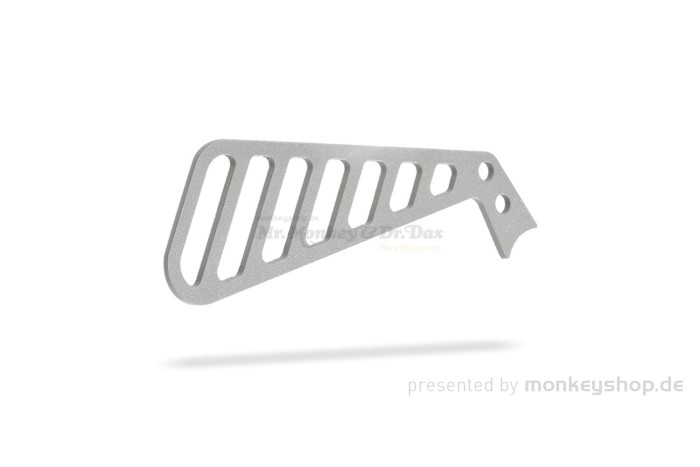 C-Racer Führung Bremsleitung vorn Aluminium silber f. Monkey 125