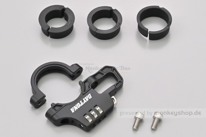 Daytona Helmschloss SLIM mit Zahlenschloss f. Lenker