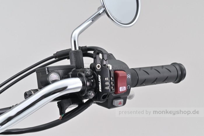 Daytona Helmschloss SLIM mit Zahlenschloss f. Lenker