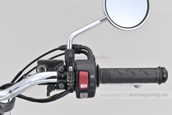 Daytona Helmschloss SLIM mit Zahlenschloss f. Lenker