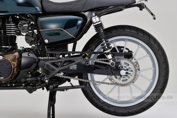 Daytona Kettenschutz Stahl matt schwarz f. GB350 GB350S (ab 2024)