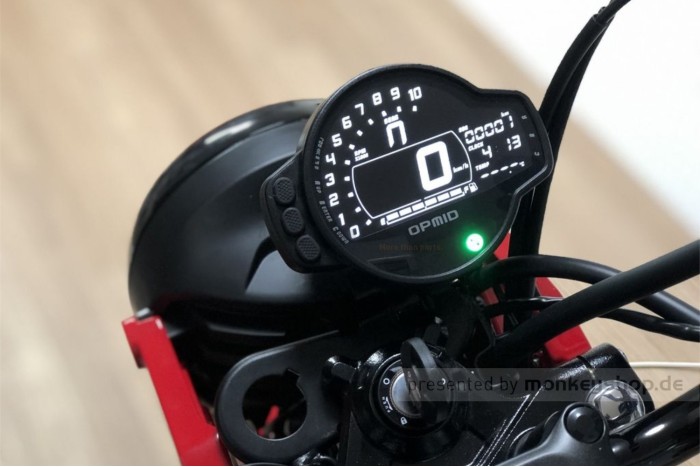 OPMID OP-Multimeter Kombi Instrument Tachometer Drehzahlmesser f. Monkey 125 JB02