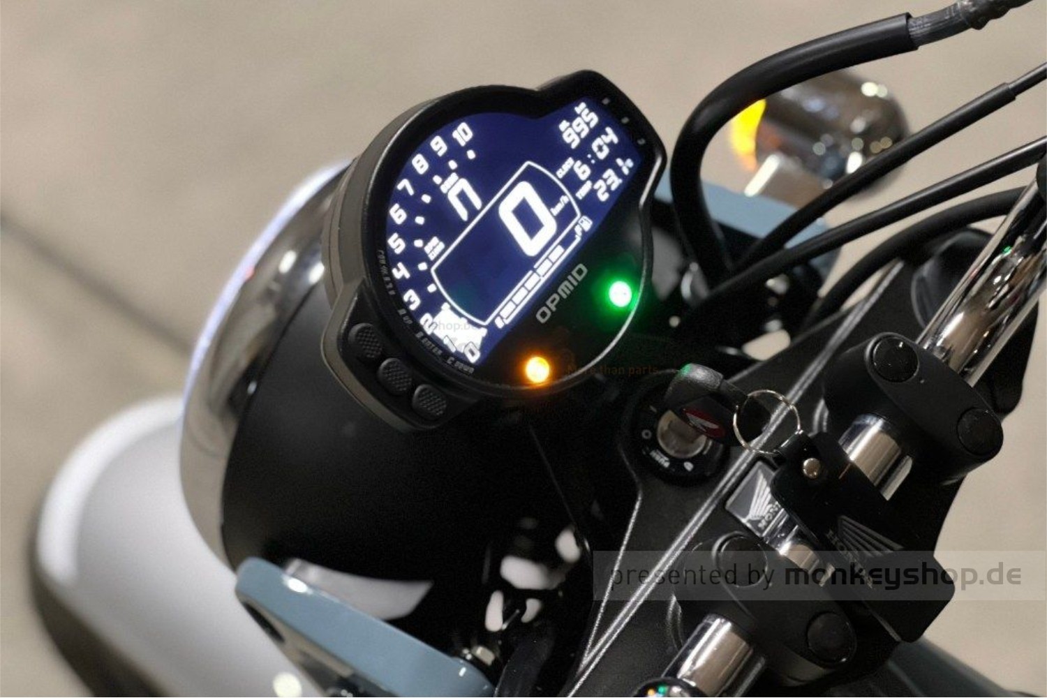 OPMID OP MULTI METER 未使用品モンキー125JB02. OPMID OP-Multimeter Kombi Instrument Tachometer Drehzahlmesser f