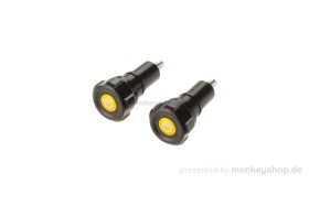 Sitzbank Schrauben Befestigung Aluminium CNC schwarz gold f. Monkey 125
