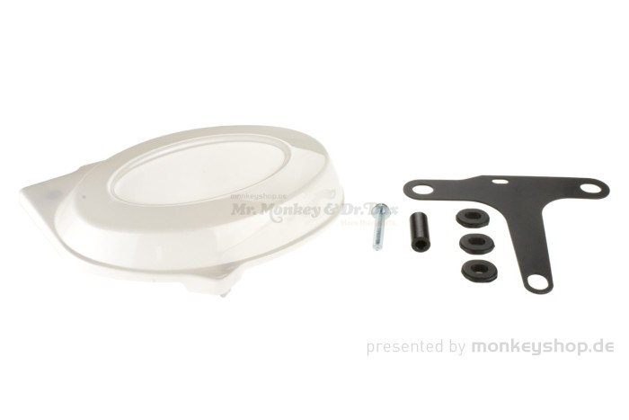 Seitendeckel weiß rechts inkl. Aufnahme f. Monkey 50