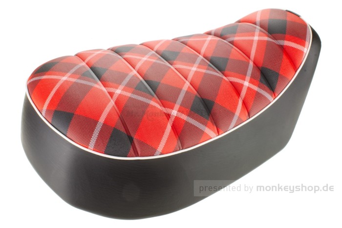 Sitzbank kariert schwarz rot weiß f. Monkey 125