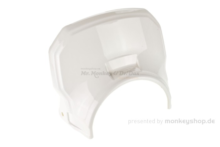 Windshield Meter Visor weiß f. Monkey 125