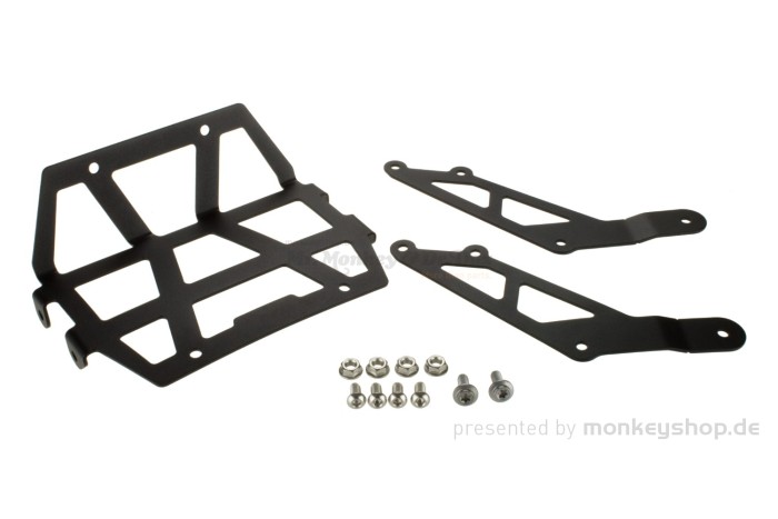 Front Gepäckträger vorn Aluminium CNC schwarz f. Monkey 125