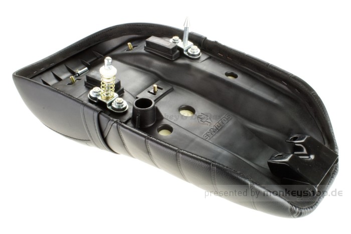 Sitzbank schwarz Tuck-Roll f. Dax 6V + Dax 12V + Replika