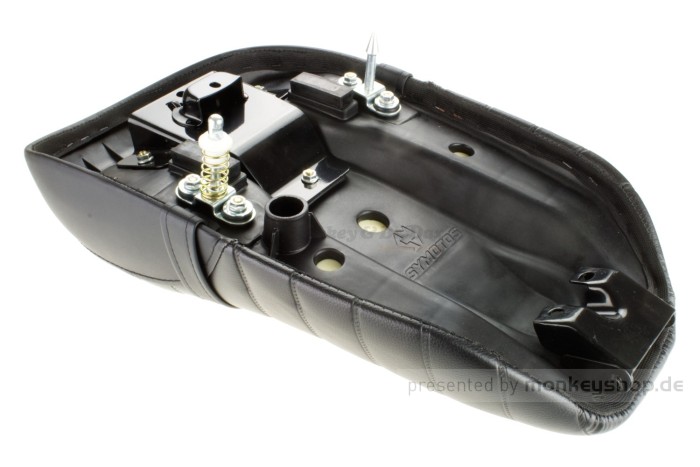 Sitzbank schwarz Tuck-Roll f. Dax 6V + Dax 12V + Replika