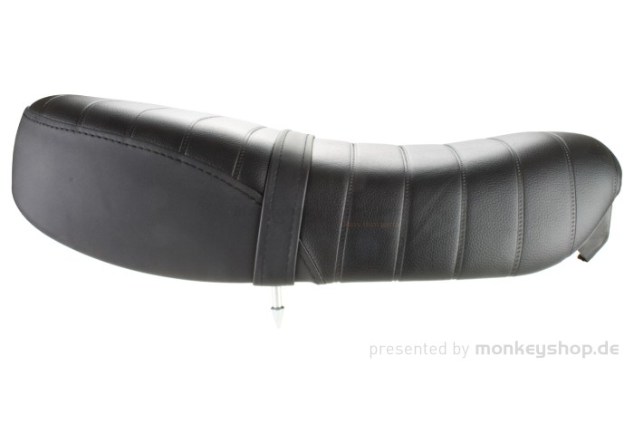 Sitzbank schwarz Tuck-Roll f. Dax 6V + Dax 12V + Replika