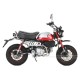 Kitaco Classic Up Edelstahl Auspuffanlage obenliegend f. Monkey 125 JB02 JB03