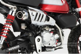 Kitaco Classic Up Edelstahl Auspuffanlage obenliegend f. Monkey 125 JB02 JB03