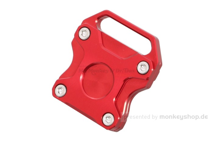 Kitaco Schlüssel Gehäuse Kappe Cover Aluminium CNC rot f. Monkey 125