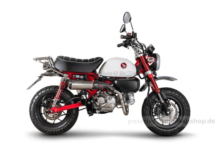 Scorpion Red Power Edelstahl / Titan Auspuffanlage f. Monkey 125 JB05 Euro5+