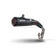 Scorpion Red Power Aluminium / Edelstahl Auspuffanlage schwarz Keramikbeschichtet f. Monkey 125 JB05 Euro5+