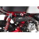 Scorpion Red Power Aluminium / Edelstahl Auspuffanlage schwarz Keramikbeschichtet f. Monkey 125 JB05 Euro5+