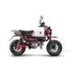 Scorpion Red Power Aluminium / Edelstahl Auspuffanlage schwarz Keramikbeschichtet f. Monkey 125 JB05 Euro5+