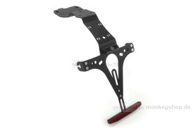 Raximo Kennzeichenhalter schwarz f. Honda Dax 125