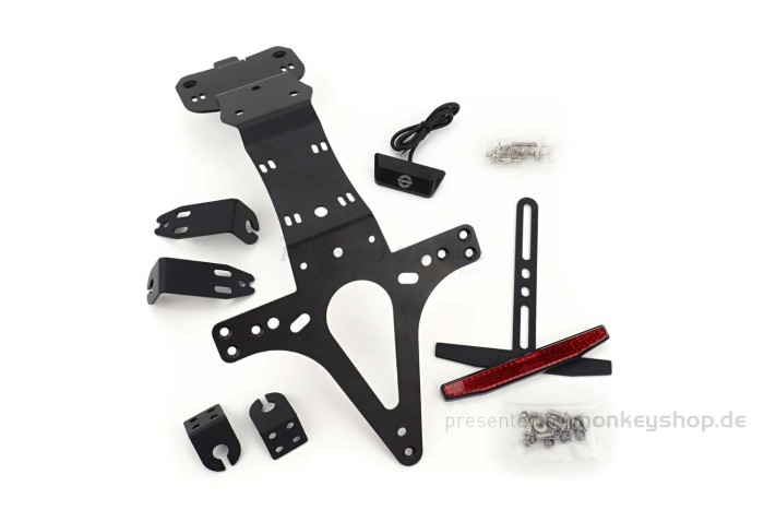 Raximo Kennzeichenhalter schwarz f. Honda Dax 125