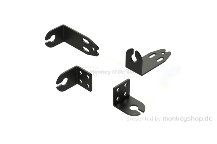 Raximo Kennzeichenhalter schwarz f. Honda Dax 125