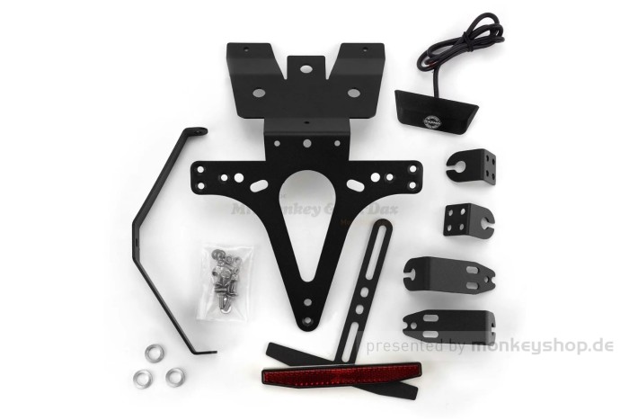 Raximo Kennzeichenhalter schwarz f. Honda Monkey 125