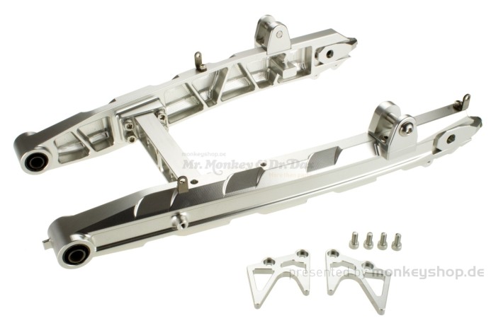 Aluminium Hinterradschwinge silber f. Dax 125
