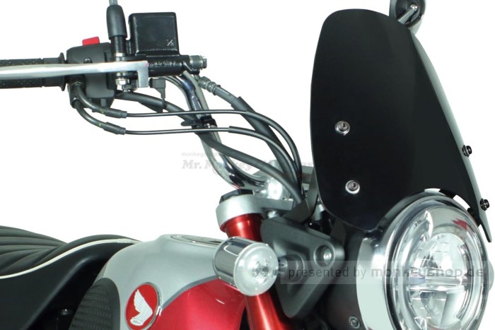 Takegawa Windshield Meter Visor smoke f. Monkey 125 + Dax 125