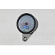 Daytona "VELONA60-WP" Tachometer 200 KM/H MPH m. Kontrollanzeigen, weiße LED, weißes Ziffernblatt, schwarzes Gehäuse
