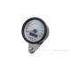 Daytona "VELONA60-WP" Tachometer 200 KM/H MPH m. Kontrollanzeigen, weiße LED, weißes Ziffernblatt, schwarzes Gehäuse