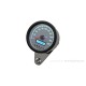 Daytona "VELONA60-WP" Tachometer 200 KM/H MPH m. Kontrollanzeigen, weiße LED, weißes Ziffernblatt, schwarzes Gehäuse