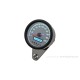 Daytona "VELONA60-WP" Tachometer 200 KM/H MPH m. Kontrollanzeigen, weiße LED, weißes Ziffernblatt, schwarzes Gehäuse