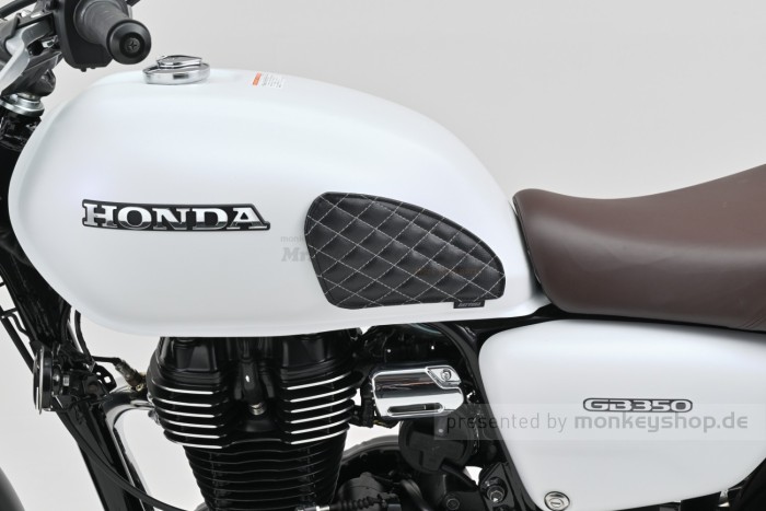 Daytona Kunstleder Kniekissen Tankpad Kniepad Paar Set f. GB350 GB350S