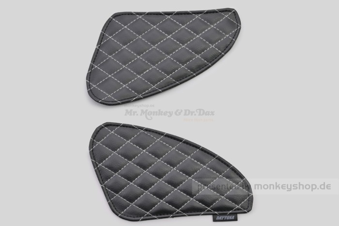 Daytona Kunstleder Kniekissen Tankpad Kniepad Paar Set f. GB350 GB350S