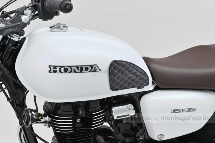 Daytona Kunstleder Kniekissen Tankpad Kniepad Paar Set f. GB350 GB350S