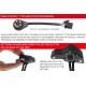 Kitaco Ganganzeige + LED Drehzahlmesser f. Monkey 125 JB03 JB05