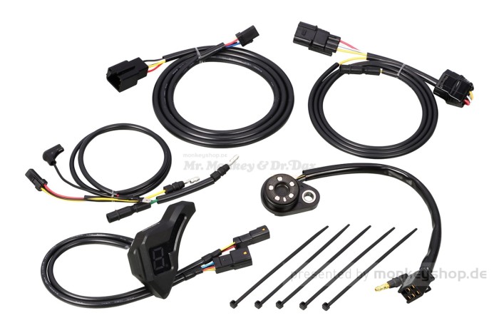 Kitaco Ganganzeige + LED Drehzahlmesser f. Monkey 125 JB03 JB05