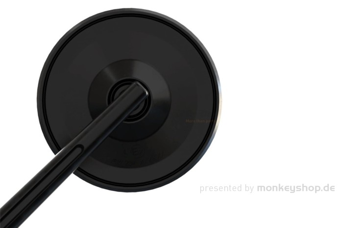 Shin Yo Circula-S Spiegel Aluminium M10 schwarz