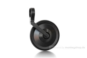 Shin Yo Circula-S Lenkerenden Spiegel Aluminium schwarz kurz