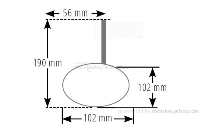 Highsider Pro Montana Blast EVO Lenkerenden Spiegel Aluminium CNC schwarz