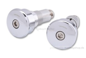 Highsider Pro CURVE Lenkergewichte Lenkerenden Aluminium chrom