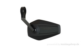 Shin Yo "BOOSTER 2" Lenkerenden Spiegel Aluminium schwarz kurz